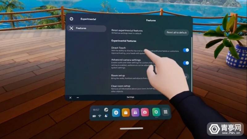 苹果触屏版打不开网页:Quest v50加入实验性功能Direct Touch，为VR界面带来“触屏”功能