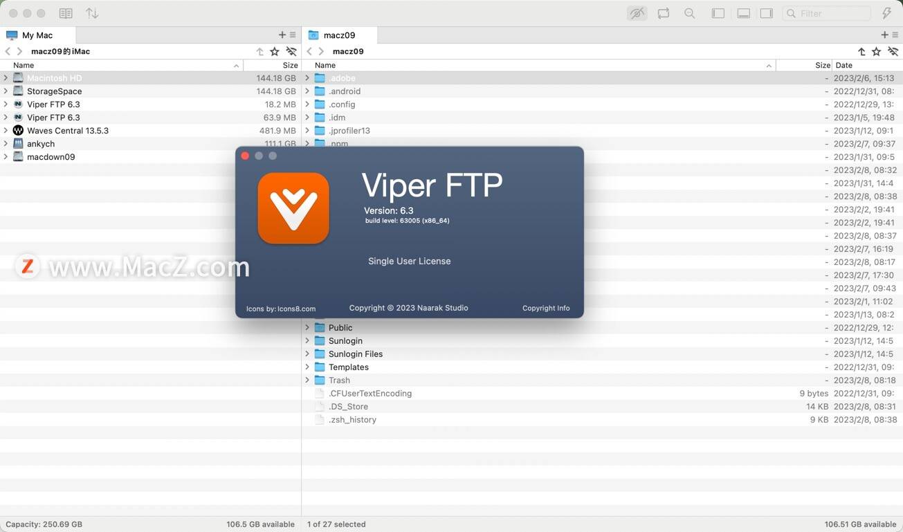 抖音苹果版浏览历史记录:Viper FTP Mac下载，ftp上传工具