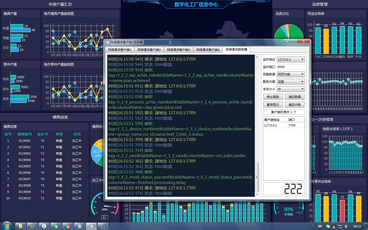 qttcp多客户端java实现tcp客户端服务端